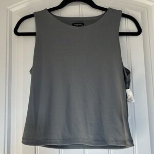 Originality New with Tags Gray Lined Tank Top Womens Large